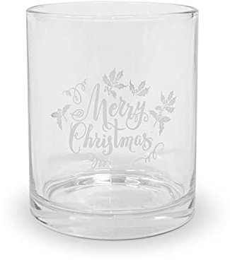 Nuvole di Stoffa Bicchieri da Acqua Natalizi Vetro con decori Natale 6pz 5712