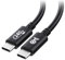 Cable Matters [con certificación USB-IF] cable USB C carga rapida 240W 2m para MacBook Pro y Dell XPS (cable USB tipo C, cable USB-C 140W) con Power Delivery 3.1, en color Negro (USB 2.0, sin vídeo)