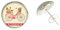 Damen-Bijoux-Ohrstecker in 3 Farben, Retro-Fahrrad-Ohrstecker für Damen und Mädchen, Metalllegierung, Blumen und Fahrrad-Ohrringe, Messing