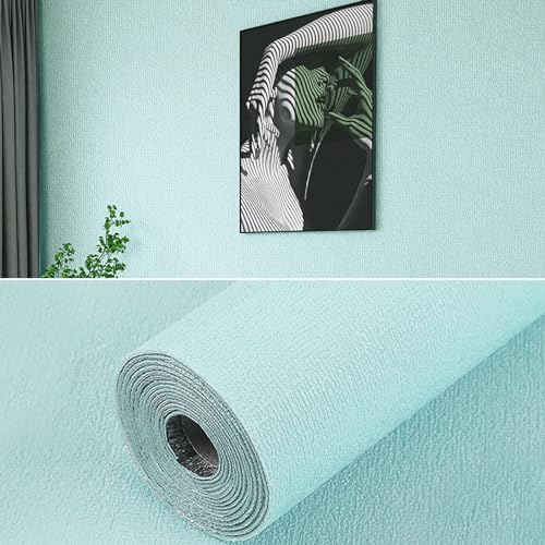 OUGPIU Klebefolie Möbel Betonoptik 5 * 0.5M(2.5m²) Möbelfolie Selbstklebende Folie Matt Folie Wasserdicht Tapete,3D Leinen Textur Tapete,Selbstklebende Tapete für Schlafzimmer,Wohnzimmer,Wand DIY