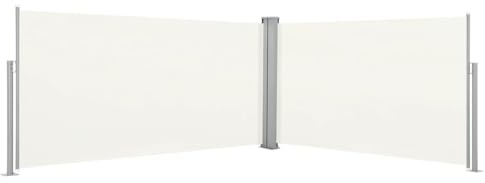 Home Outdoor OthersVersenkbare Seitenmarkise, 160 x 600 cm, Creme