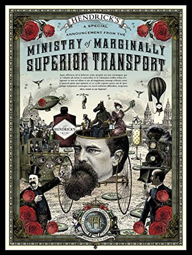 SBKGBIEHG Super Durable Hendricks Gin Funny Metal Sign Vintage Decor Home Kitchen Bar Cafe Club Cave Wall Decor Retro Tin Sign 20x30cm