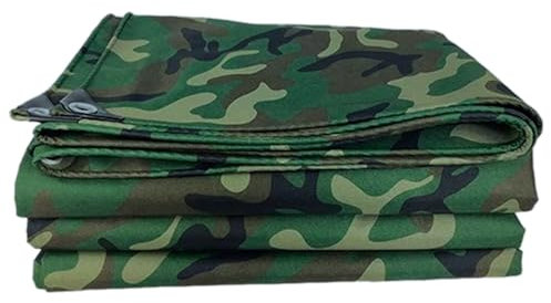 Abdeckplane 2x4m 3x4m Strapazierfähige Plane mit verstärkten Kanten Grüne Plane für LKW, Möbel, Pool, Auto(3x3m)