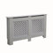 Home Source Radiator Cover Wooden Wall Cabinet Shelf Decorative Grill, Grey, Extra Large 172cm