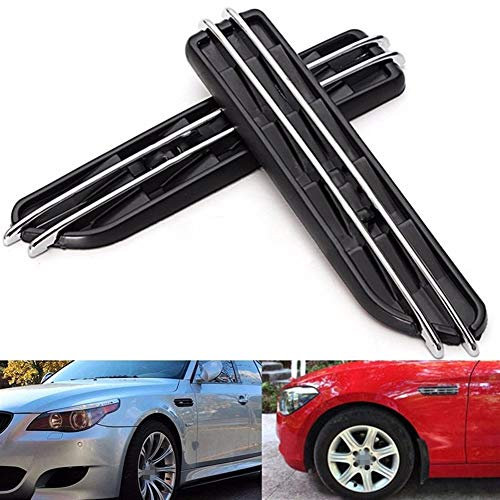flaps auto kotflügel 2 stücke Luftstrom Kotflügel E60 M5 E61 E39 E90 M3 E46 Seite Luftstrom Vents Kühlergrill gummilippe auto kotflügel