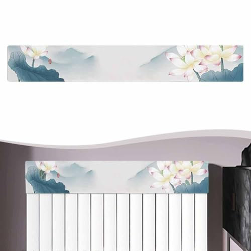 Elegant Dustproof Radiator Cover Soft Velvet Fabric for Stylish Home Decor and Dust Protection (80cm)