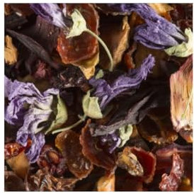 Dammann Frères | Carcadet Passion Framboise | Karkadé Lampone e Frutto Passione in Foglie e Fiori - 90 Gr | Miscela Ibisco, Rosa Canina e Aromi Fruttati per Infuso