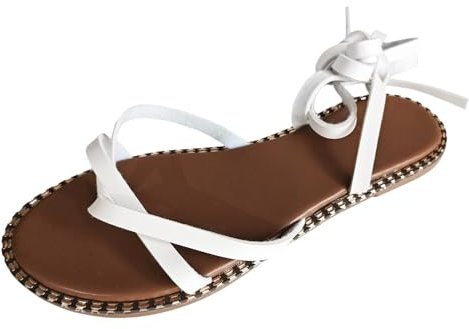 Luadnysin Sandales À Bretelles Chaussures Femme Ete Sandale Été Nu Pied Élastique Chaussure Pieds Confortable Chic Et Confort Nu-Pieds Les Tropeziennes Femmes D'été