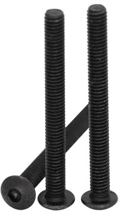 Genérico Tornillo de Cabeza Hueca Hexagonal Interior, de Acero al Carbono Negro DIN7380, M3 x 25 mm, 28 mm, 30 mm, 32 mm y 35 mm.(30pcs M3x30)