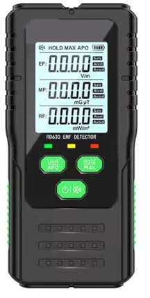 QINGDONGDZA RD630 Electromagnetic Field Radiation Detector Tester EMF Meter Multifunctional Handheld Portable Radio Frequency Warn Meter