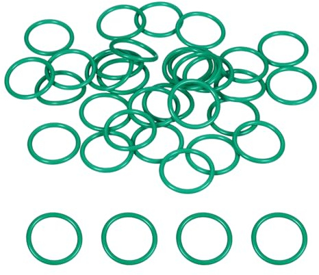 PATIKIL 50 Stück Fluor Kautschuk O-Ringe 22mm Außendurchmesser 2mm Breite | Metrisch Rund Dichtungs O Ring Dichtung, 18mm Innendurchmesser, Für Maschinen Industriemotoren Schlauch Automotive