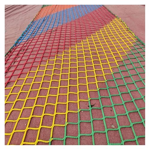 Outdoor Kletterseil 4cm/4mm, Polyester Fallschutz Sicherheitsleine für Balkon, Heavy Duty 1x24m Anti-Fall Ausrüstung für sicheres Klettern und Sicherheit