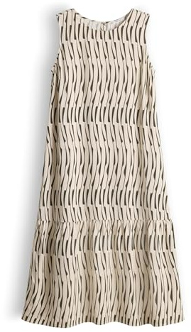 OPUS Damen Midikleid | Bedrucktes Midikleid mit Volant Natural Glaze, 36