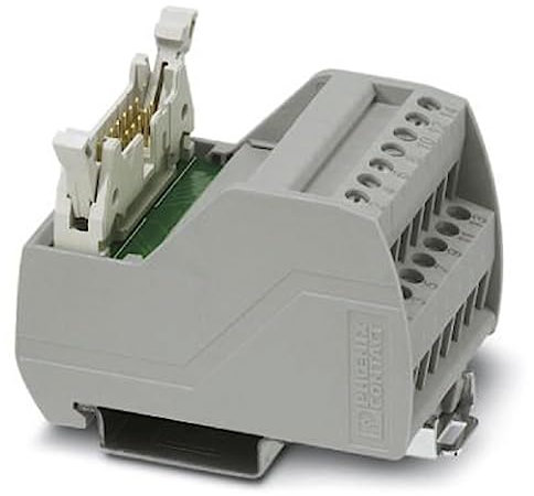 Phoenix Contact Schnittstellenmodul Flachbandkabel, Stecker, 14-polig, 60 V ac/dc, 1A