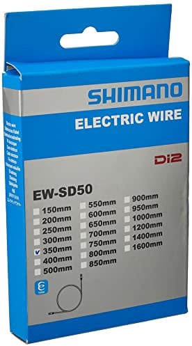SHIMANO Unisex 4524667995678 DI2 EW-SD50 ELECTRIC CABLE LENGTH 900MM, Black, 900 MM EU