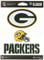 Rico Industries NFL Die Cut 3-teiliges Triple Spirit Stickerbogen, Green Bay Packers, 12,7 x 17,8 cm