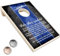 Coinhole Spiel (Blau und Schwarz).