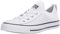 Converse Women's Chuck Taylor All Star Shoreline Knit Slip on Sneaker, White/Black/White, 3 UK