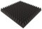 • Dibapur ® • B-Ware in geprüfter Qualität nochmals bis zu 50% reduziert!! • Pyramidenschaumstoff Anthrazit Schwarz • Akustikschaumstoff • 1 Stk. ca. 50x50x7 cm • Schaumstoff Noppenschaum •