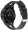 Tencloud Ersatzarmband kompatibel mit Fossil Q Gen 4 Venture HR/Sloan HR/Gen 4 Sport 41 mm/Gen 3 Venture/Hybrid Lederriemen 18 mm Armbänder Armband für Frauen (schwarz)