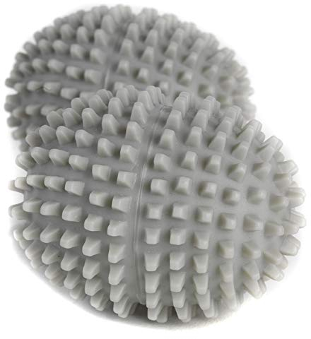 Kleeneze KL066077 Throw in Tumbler asciugatrice sfere con punte di plastica, riducendo le rughe e cordonature in Abbigliamento, Asciugamani e biancheria da letto, set di 2, Grigio
