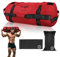 Yes4All Workout-Sandsäcke, strapazierfähige Sandsäcke für Fitness, Kondition, MMA und Kampfsport – Rot – M
