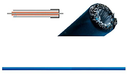 F26 Shimano Fahrrad MTB Road Ebike Schaltzug Aussenhülle 4mm Sp41 Teflon (Blau)