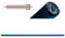 F26 Shimano Fahrrad MTB Road Ebike Schaltzug Aussenhülle 4mm Sp41 Teflon (Blau)