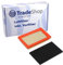Trade-Shop Luftfilter inkl. Vorfilter kompatibel mit Honda Motor GXV 140 GXV 150 GXV 160, MTD Motorhacke T/330 M T/380 M Schneefräse Smart M56