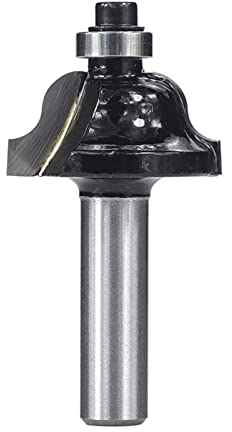 KEEBI 1 PCS erhöhte Panel Schranktür Router Bit, 8mm Shank Double Roman Ogee Wolfram -Carbid -Fräser for Holzbearbeitungs -Gravurwerkzeug (Cutting Edge Length : 8x35mm)