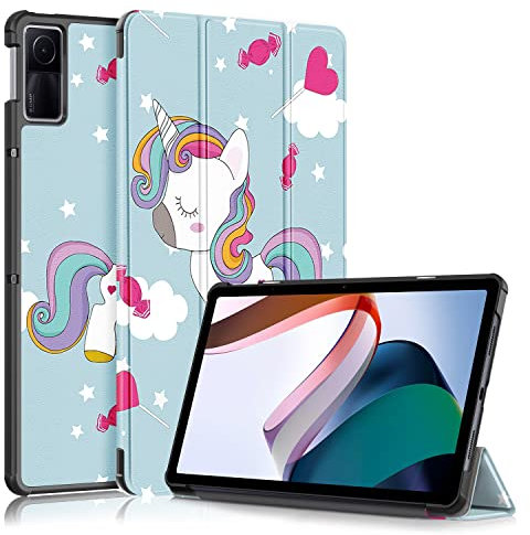 XITODA Coque pour Xiaomi L83 Redmi Pad 10,61 2022, protection en cuir PU mit Stand Fonction Cover pour Xiaomi Redmi Pad L83 10,61 Pouces Tablet, Licorne