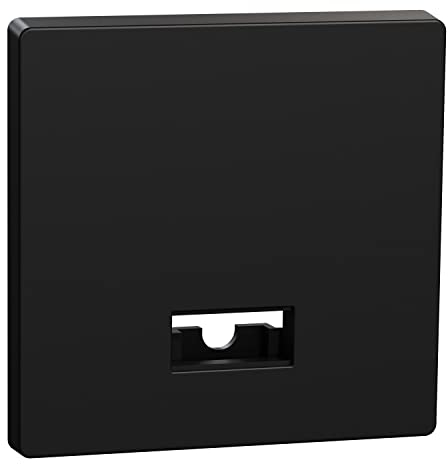Schneider Electric Merten MEG3350-0403 Wippe für Schalter mit Rechteckigem Symbolfenster, Schwarz Matt, System M