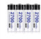 XCC Batterie Rechargeable n° 5 Batterie n° 5 2700 MAH Jouet Haute capacité n° 5 Batterie NiMH 4 pièces Jouet AA Type n°.