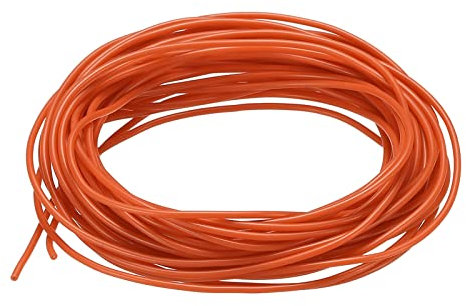 sourcing map 1,2 mm² 28AWG Elektrischer Draht Kabel, 15 Meter Silikon Draht Messgerät Flexibel Verzinntes Kupfer Standard Hochtemperatur Anschluss für Modell Manipulatoren Bastler, Orange