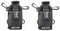 BAOFENG 3-in-1-Radiotasche für UV-82/UV-5R BF-888S/BF-777S UV-9R/UV-9R Plus Schinkenradio – strapazierfähige Nylontasche Holster (schwarz, 2 Stück)