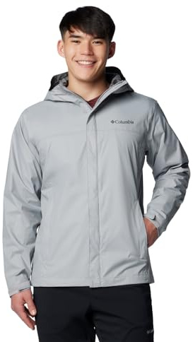 Columbia Watertight II - Chaqueta Impermeable para Hombre, Gris Grey, Medium