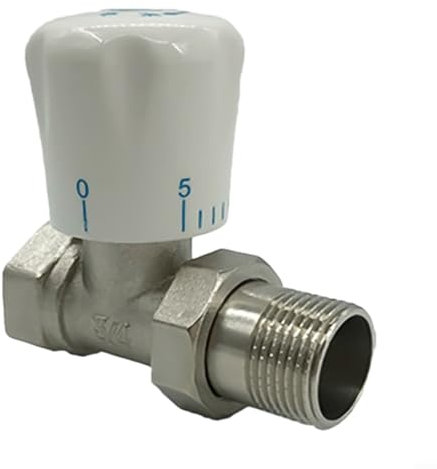 Thermostatic Radiator Valve, radiator valve cap, 15mm x 3/4 Angle Radiator, Central Heating Taps