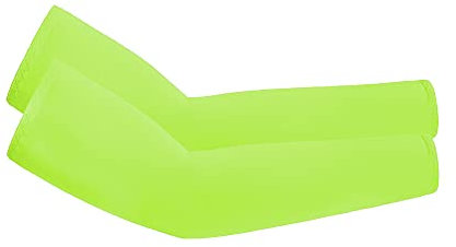 3 pares de mangas de refrigeración con protección UV, mangas de tatuaje para hombre y mujer, protección solar, mangas elásticas, transpirables, para ciclismo, golf, baloncesto, senderismo, verde, 38