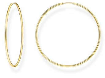 Thomas Sabo Creolen groß vergoldetes Silber CR729-413-39