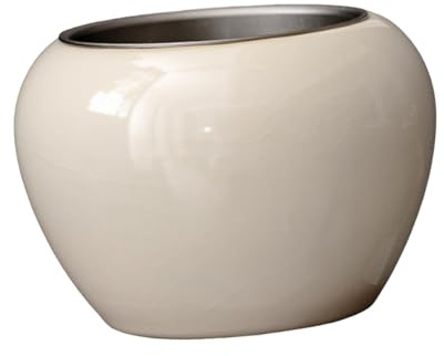 MagiDeal Tea Residue Bucket Tea Residue Barrel with Lid Jar Tea Infuser Tea Basin Cup Wash for Graduation Wedding Thanksgiving, white