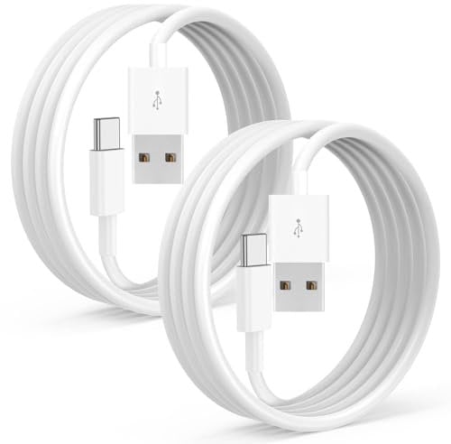 iPhone 15/16 Carplay Charger Cable 6Ft + 10Ft for iPhone 15/16 Pro Plus 15/16 Pro Max, USB A to USB C Cable for iPad Pro 12.9, iPad Air, AirPods 4, AirPods Pro(2nd Gen), TV 4K Remote 3rd Charging Cord