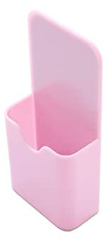 WYLZLKX Plastic Magnetic Pen Holder Pencil Cup Marker Storage Box for Whiteboard Fridge-pink