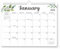 MKKZLPN Familienplaner 2024-2025, 37.5X 29.2 cm, Wandkalender Juli 2024 bis Dezember 2025, Familienkalender Wandplaner: Ferientermine & viele Zusatzinfos