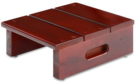 DiDiBirDi Tritthocker Stepping Stools,aus Holz für Kinder und ältere Menschen, ausgestattet mit Anti-Rutsch-Aufklebern und Fußpolstern, geeignet für Schlafzimmer, Küchen, Badezimmer