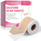 Pansement Silicone Cicatrice,Silicone Scar Sheets 1.6'' X 120''Roll-3m - Ruban AdhéSif RéUtilisable pour Cicatrices Chirurgicales, Feuille de Cicatrice en Silicone Indolore