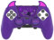 PlayVital Coque pour ps5 Edge Grip Manette avec Protection Joystick pour ps5 Edge Controller Accessoires & Autocollant Pavé Tactile,Housse Silicone Antidérapant Cover Skin-Violet,Démon Mignon