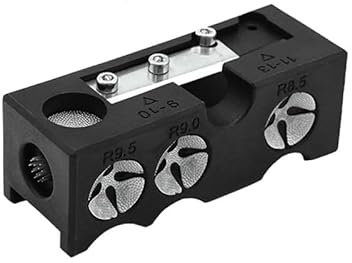 11-in-1 Billard Queue Spitzen Reparaturset, Pool Billard Queue Tip Shaper, Multifunktionales Billard Tip Tool mit Trimmer, Ersatzklingen, L-förmigem Sechskantschlüssel, Zubehör für Formgebung & Repara