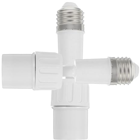 DIYEAH Adaptateur E27 pour Lampe Rallonge Flexible en Plastique, Convertisseur Polyvalent 2pcs, pour Supports de Lampe Domestiques