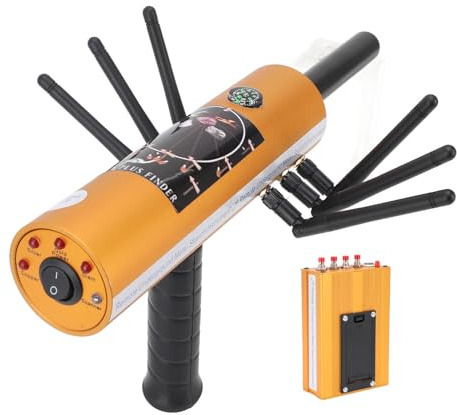 SIXRUN Detector de Metales Profesional, Buscador de Oro Plata Cobre y Piedras Preciosas con Alcance de 1200m y Detección de 30m de Profundidad para Exploración de Tesoros Subterráneos
