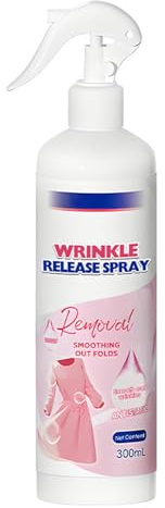 Multi Functional Wrinkle Release Spray,Wrinkle Releaser & Refresher Fabric Spray,No Iron Wrinkles Remover Sprays for Clothing,Anti Static Spray,Instant Wrinkle Release for Clothes,Gentle Formula (1pc)
